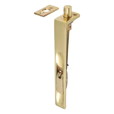 Timco 200393 Lever Action Flush Bolt - Polished Brass 150 X 19Mm Bag 1