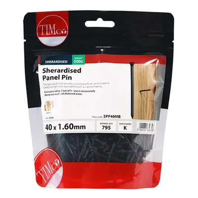 Timco SPP40MB Panel Pins - Sherardised 40 X 1.60