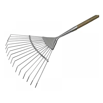 Faithfull RI12-VRSSLRWH Prestige Stainless Steel Lawn Rake Ash Handle