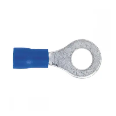 Sealey BT26 Easy-Entry Ring Terminal Ø6.4Mm (1/4in) Blue Pack Of 100