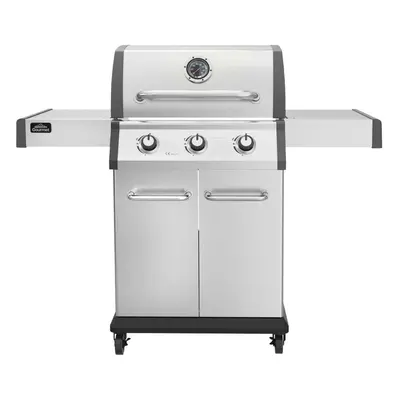 Sealey DG16 Dellonda 3 Burner Deluxe Gas Bbq Grill With Piezo Ignition & Wheels - Stainless Stee