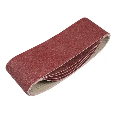 Timco 231069 Sanding Belts - 40 Grit - Red 75 X 533Mm Pack 5