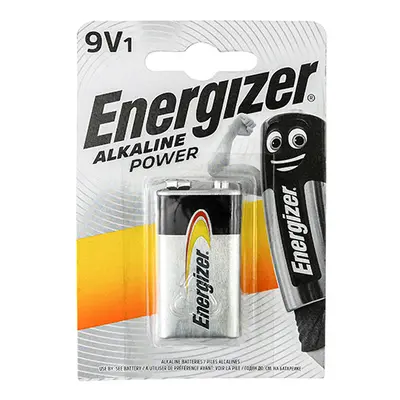 Energizer ENR297409 Alkaline Power 9V Battery 9V 522 Pack 1