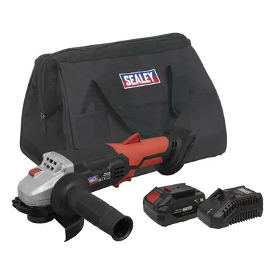 Sealey CP20VAGBKIT1 Cordless Angle Grinder Kit Ø115Mm 20V 4Ah Sv20 Series