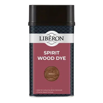 Liberon 126793 Spirit Wood Dye Walnut 1 Litre