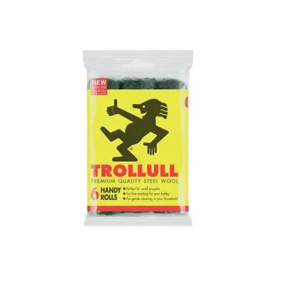 Trollull TRL772015 Handy Rolls Fine Steel Wool (Pack 6)