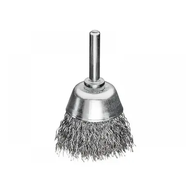 Lessmann 437.162 Cup Brush With Shank D70Mm X H25 0.30 Steel Wire