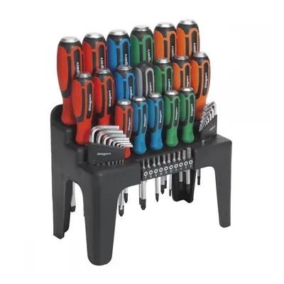 Sealey S01106 Hammer-Thru Screwdriver Hex Key & Bit Set 44Pc