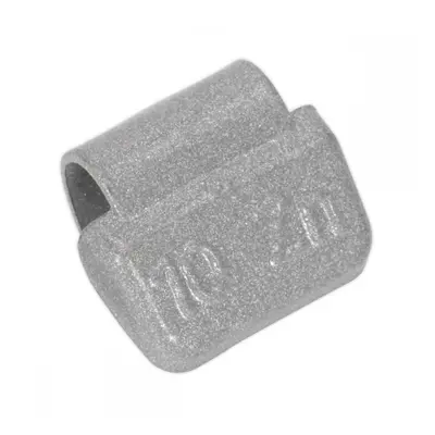 Sealey WWAH10 Wheel Weight 10G Hammer-On Plastic Coated Zinc For Alloy Wheels Pack Of 100