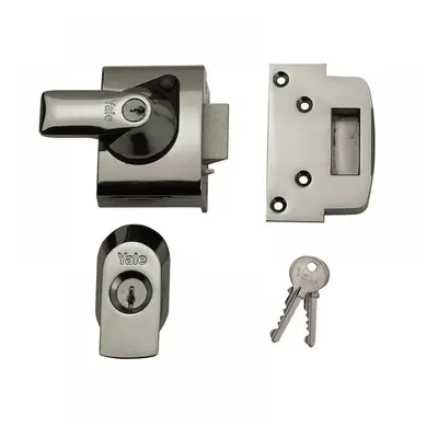 Yale Locks 630020005162 Bs2 Nightlatch British Standard Lock 40Mm Backset Chrome Finish Visi