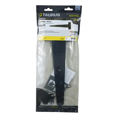 Timco STH10B Pair Of Strong Tee Hinges - Black 10in