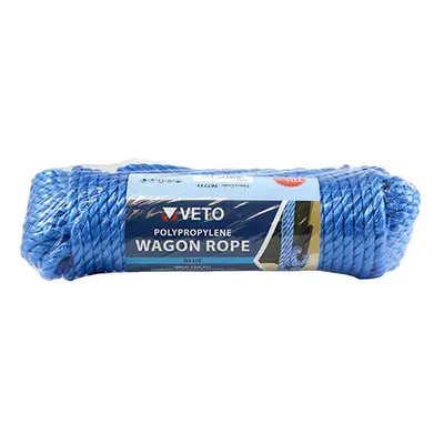 Timco 767711 Wagon Rope - Blue Polypropylene 9Mm X 27M Unit 1