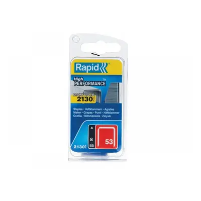 Rapid 5000742 53/8B 8Mm Galvanised Staples (Pack 2000)