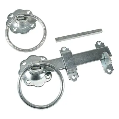 Timco RGL6ZB Ring Gate Latch - Plain - Zinc 6in Plain Bag 1