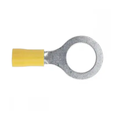 Sealey YT17 Easy-Entry Ring Terminal Ø13Mm (1/2in) Yellow Pack Of 100