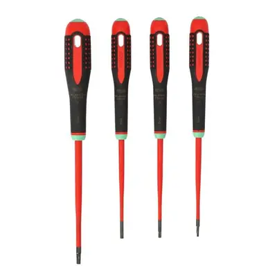 Bahco BE-9880SL Be-9880Sl Ergo™ Slim Vde Insulated Screwdriver Set 4 Piece