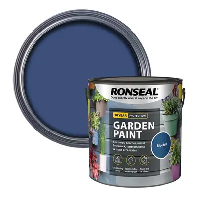 Ronseal 37424 Garden Paint Bluebell 2.5 Litre