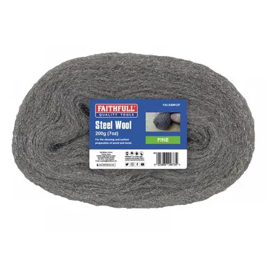 Faithfull 711134 Steel Wool Fine 200G