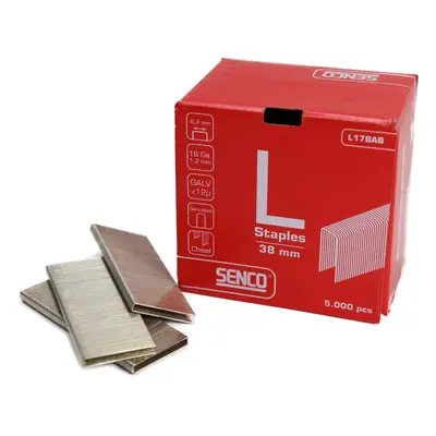 Senco L17BAB L Staple Galv. ted 38Mm 18-Gauge Box 5000