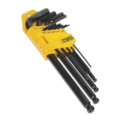 Sealey S01098 Ball-End Hex Key Set 9Pc Long Imperial