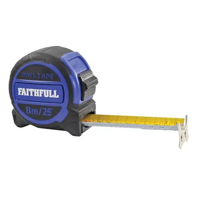 Faithfull Pro Tape Measure 8M/26Ft (Width 32Mm)