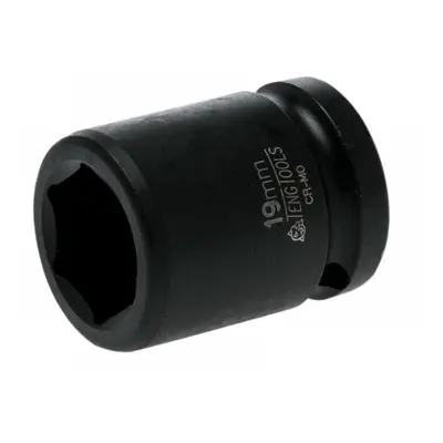 Teng 920519N1 Impact Socket Hexagon 6-Point 1/2In Drive 19Mm