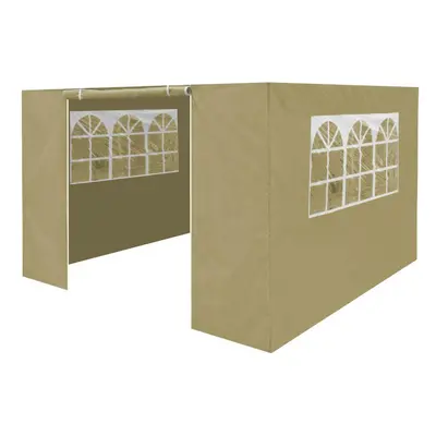 Sealey DG146 Dellonda Premium Gazebo/Marquee Side Walls/Doors/Windows Fits 3 X 3M Models - Beige