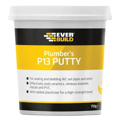 Everbuild Sika 488411 Plumberfts Putty 750G