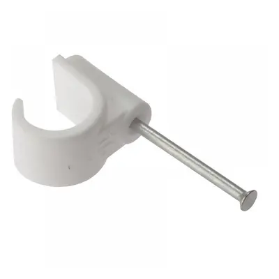 Forgefix PCMN22 Pipe Clip With Masonry Nail 22Mm Box 100