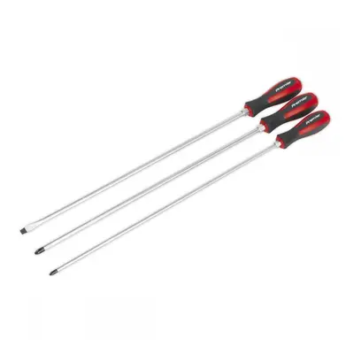 Sealey AK4935 Screwdriver Set 3Pc Hammer-Thru 450Mm