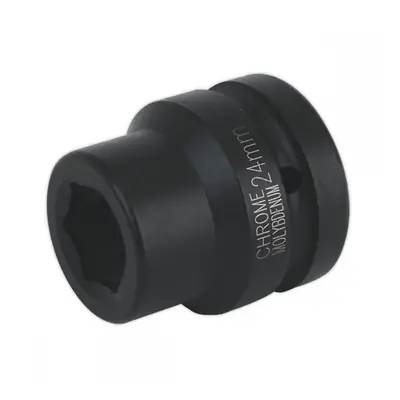 Sealey IS124 Impact Socket 24Mm 1inSq Drive