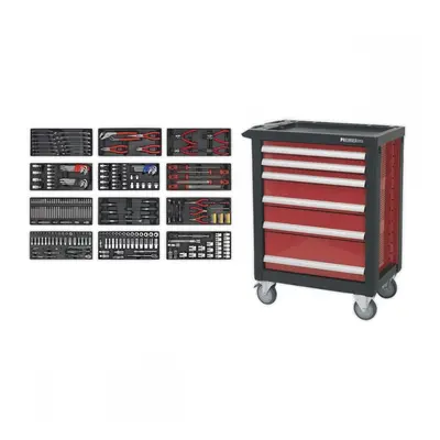 Sealey AP2406TBTC01 Rollcab 6 Drawer With Ball-Bearing Slides & 298Pc Tool Kit