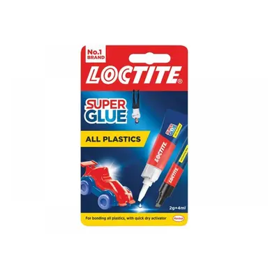 Loctite 2631378 Super Glue All Plastics Pen 2G + 4Ml Tube