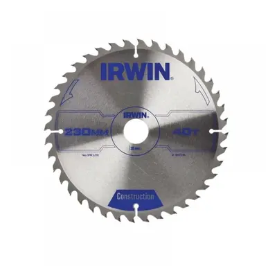 Irwin® 1897206 Construction Circular Saw Blade 230 X 30Mm X 40T Atb