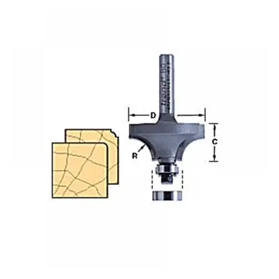 Trend 46/115X1/4TC 46/115 X 1/4 Tct Bearing Guided Ovolo & Round Over 1.6Mm Radius