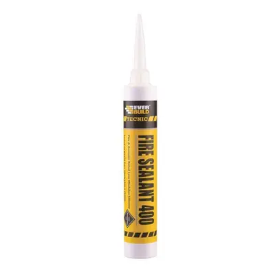 Everbuild Sika 489708 Tecnic Fire Sealant 400 Black 380Ml