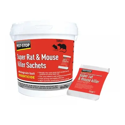 Pest-Stop (Pelsis Group) PSSA05 Super Rat & Mouse Killer Sachets