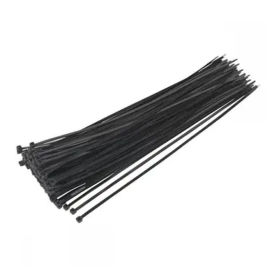 Sealey CT38048P100 Cable Tie 380 X 4.8Mm Black Pack Of 100