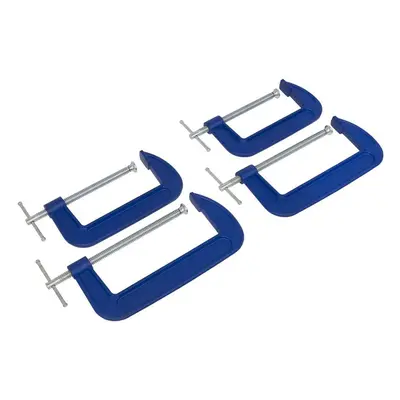 Sealey AK6006SET G-Clamp Set 150Mm & 200Mm 4Pc