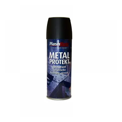 Plastikote 001284 Metal Protekt Spray Matt Black 400Ml