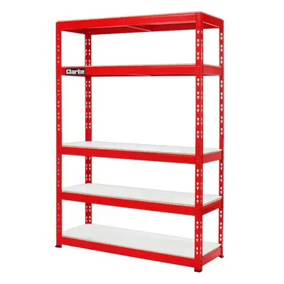 Clarke 6600525 Csr5450Rp 450 Heavy Duty Boltless Shelving (Red)