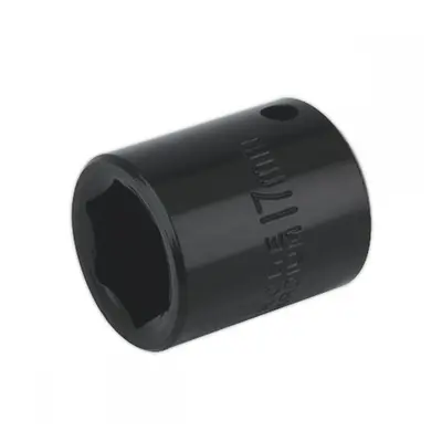 Sealey IS3817 Impact Socket 17Mm 3/8inSq Drive