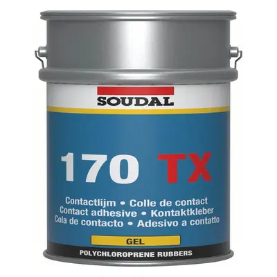 Soudal Contact Adhesive 170 Tx Thixotropic Yellow 5L tin 12