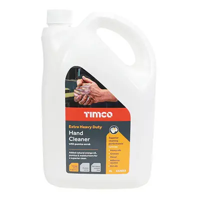 Timco 432022 Extra Heavy Duty Hand Cleaner 4L Bottle 1