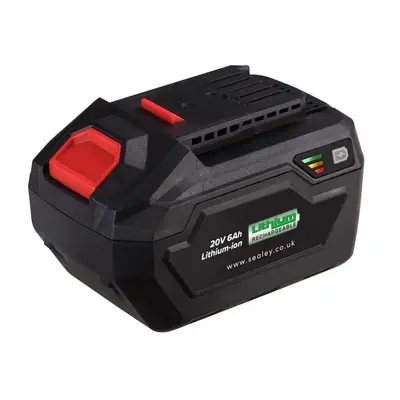 Sealey CP20VBP6 Power Tool Battery 20V 6Ah Sv20 Series Lithium-Ion