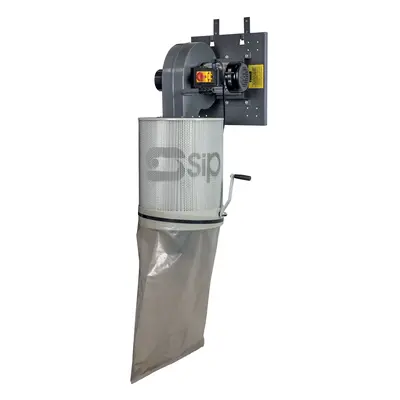 Sip 01964 1Hp Wall-Mounted Single Cartridge Dust Collector