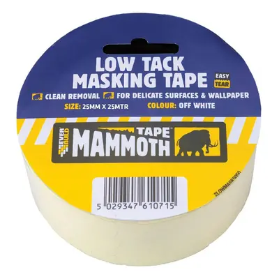 Everbuild Low Tack Mask Tape 25Mm 25Mtr