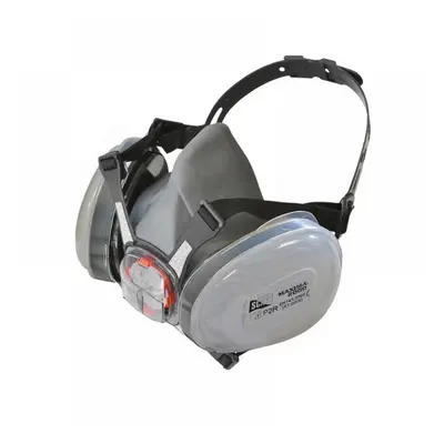 Scan BHT383-0L5-864 - F8-002 Twin Half Mask Respirator + P2 Dust Filter Cartridges