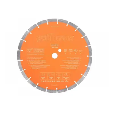 Evolution PD300SEG-CS Premium Diamond Disc Cutter Blade 300 X 22.2Mm