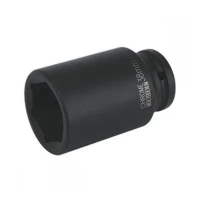 Sealey IS3438D Impact Socket 38Mm Deep 3/4inSq Drive